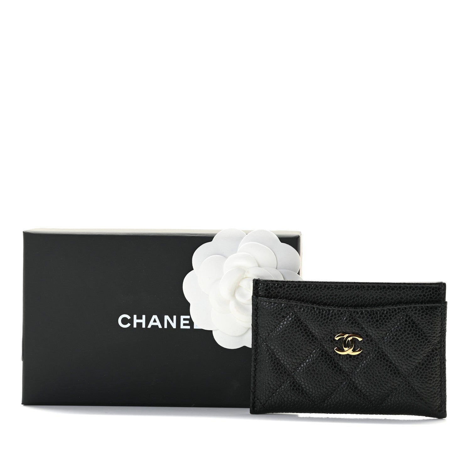 Chanel Caviar Quilted Card Holder Black 8 of 8