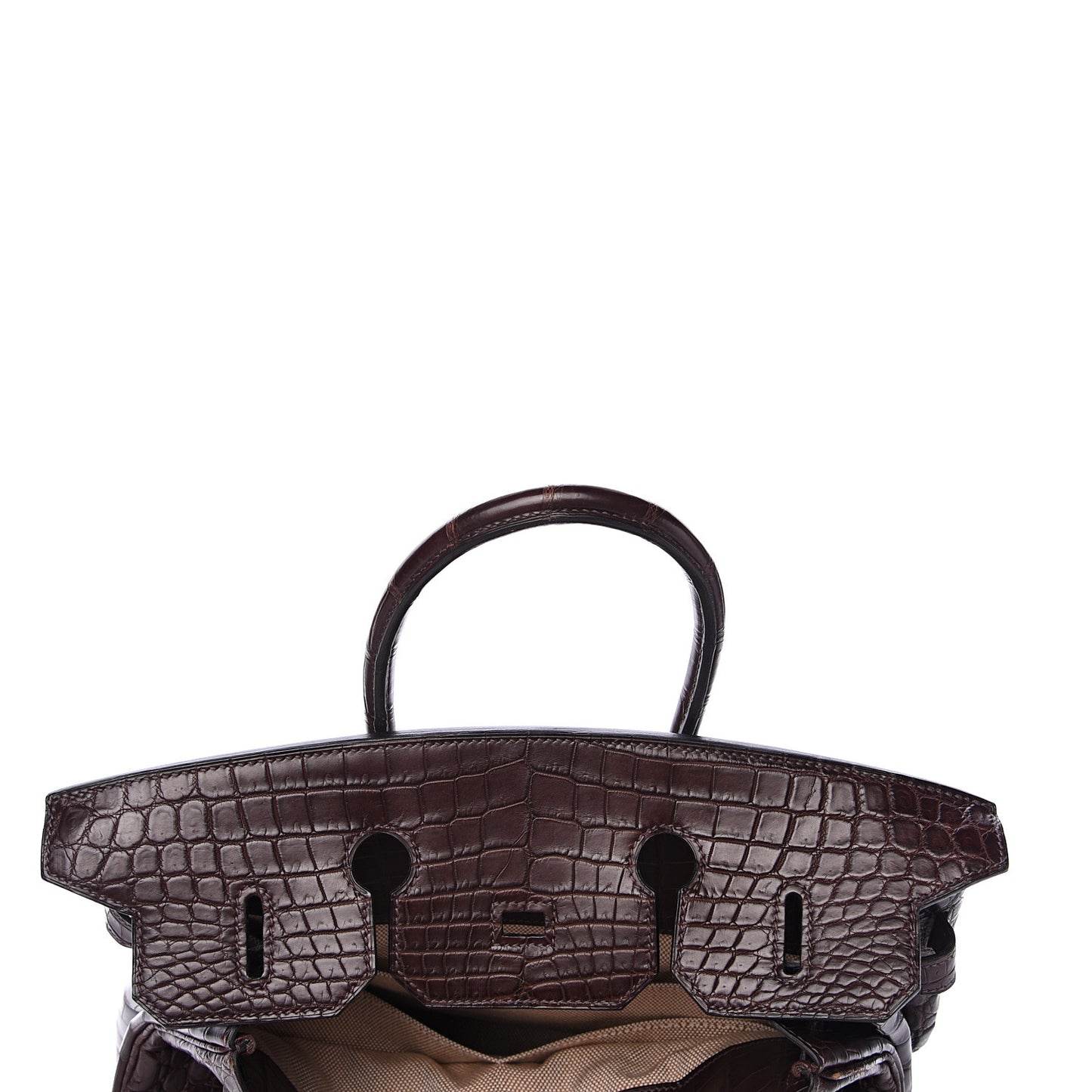 Matte Crocodile Birkin 35 Chocolate