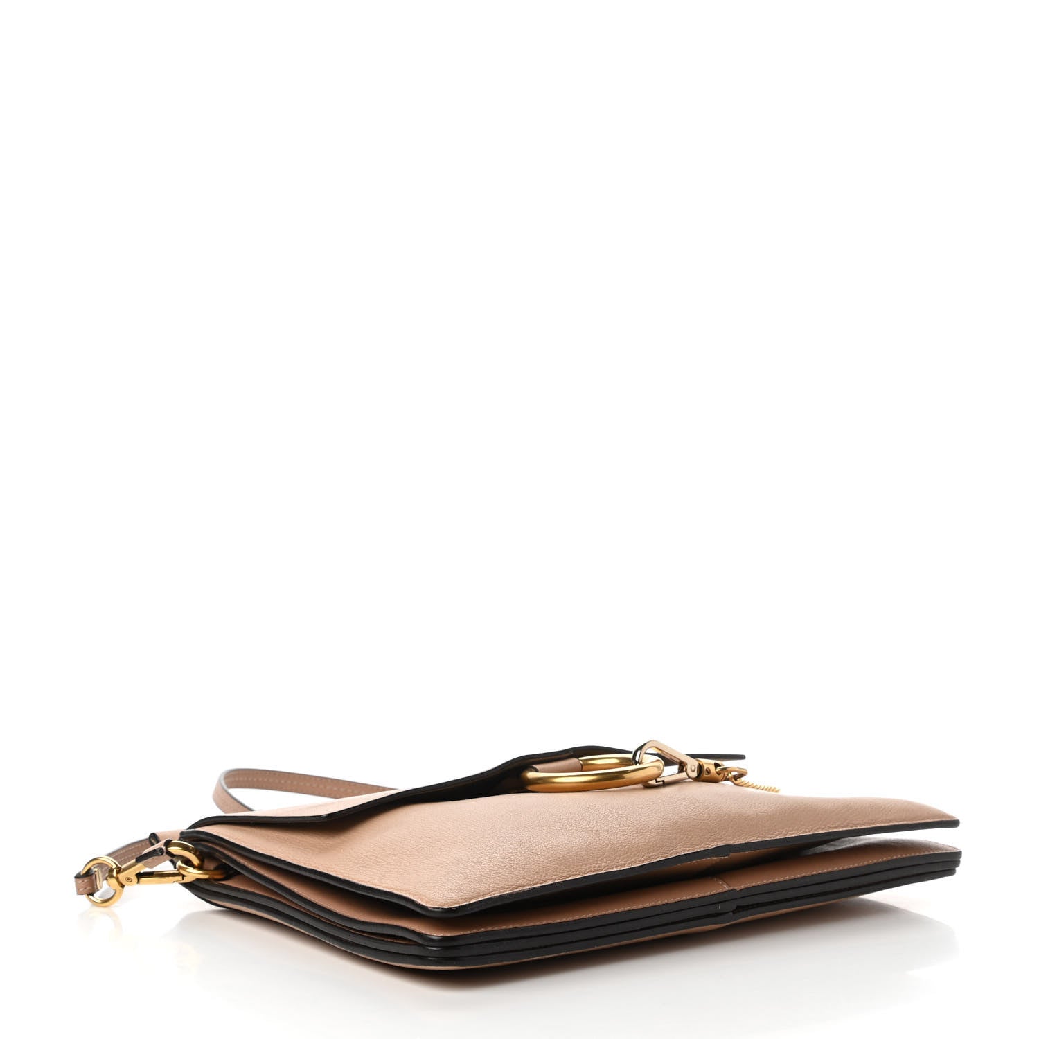 Chloe Goatskin Medium Faye Shoulder Bag Biscotti Beige 4 of 11