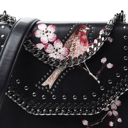 Stella McCartney Eco Alter Nappa Medium Falabella Box Bird Shoulder Bag Black 12 of 12