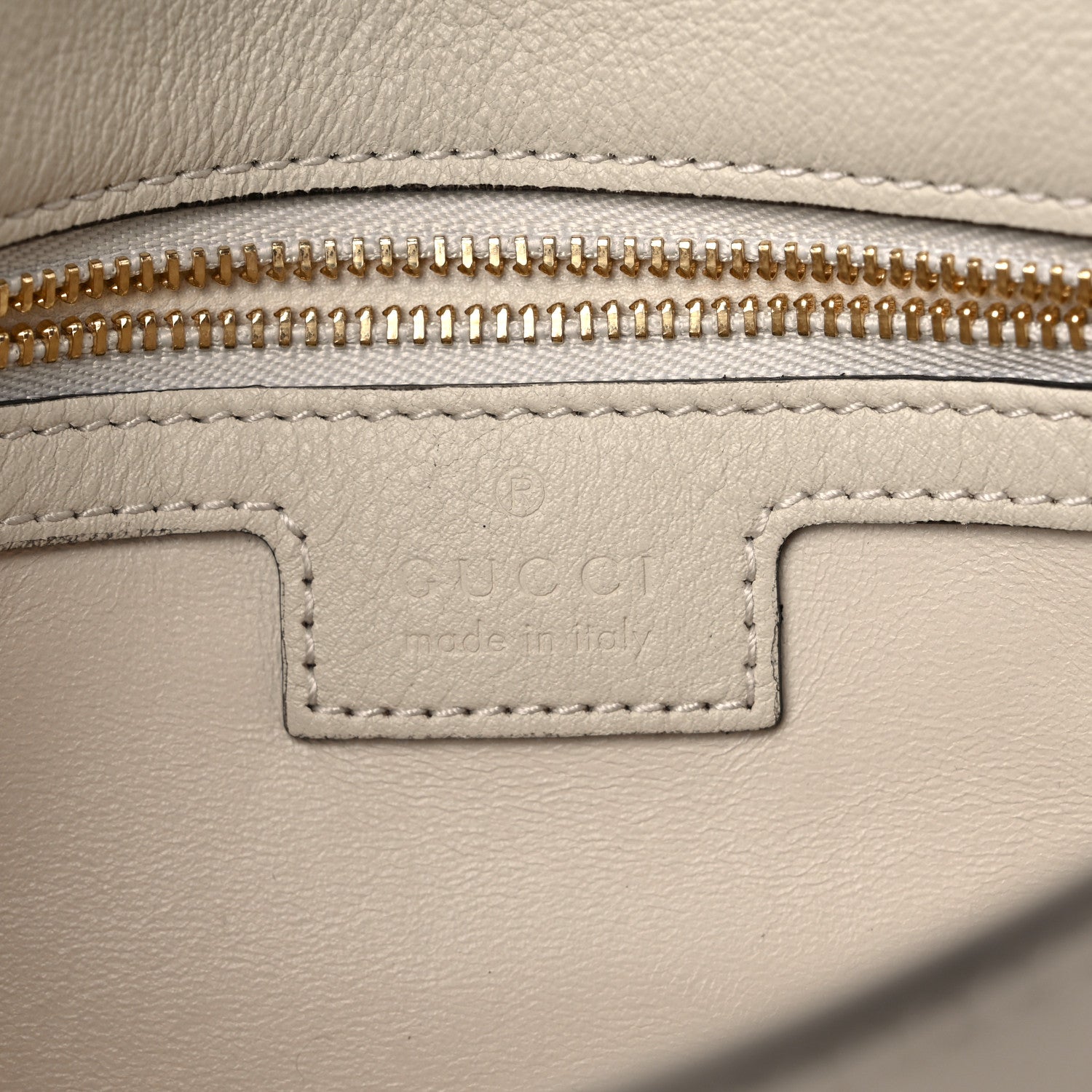 Gucci Roxy Calfskin Blondie Chain Shoulder Flap Bag Mystic White 6 of 9