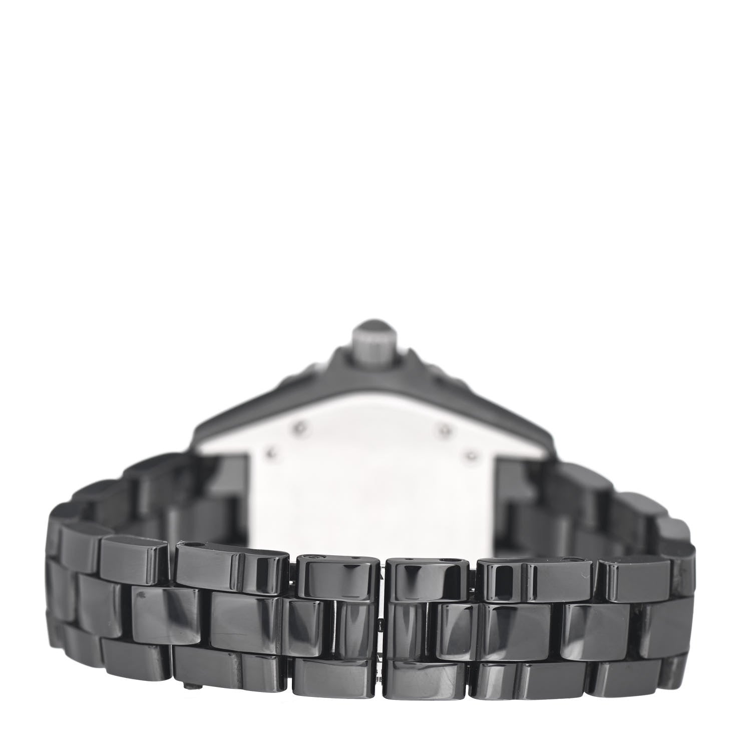 Chanel Stainless Steel Ceramic 33mm J12 Quartz Watch Black 3 of 4