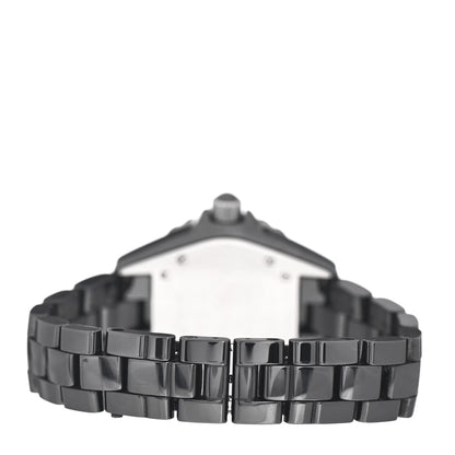 Chanel Stainless Steel Ceramic 33mm J12 Quartz Watch Black 3 of 4