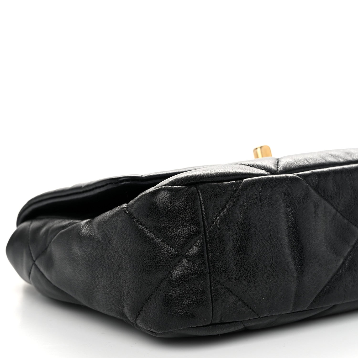 Chanel Goatskin Quilted Medium Chanel 19 Flap Black 9 of 10