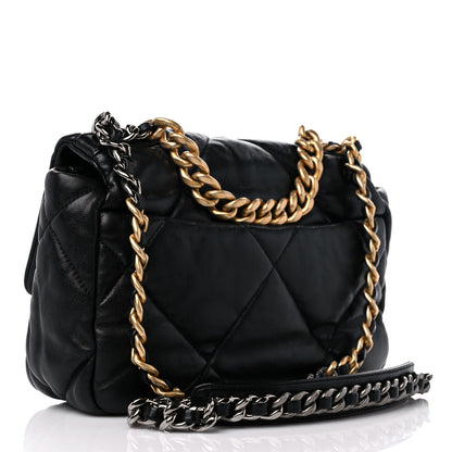 Chanel Lambskin Quilted Medium Chanel 19 Flap Black 3 of 10