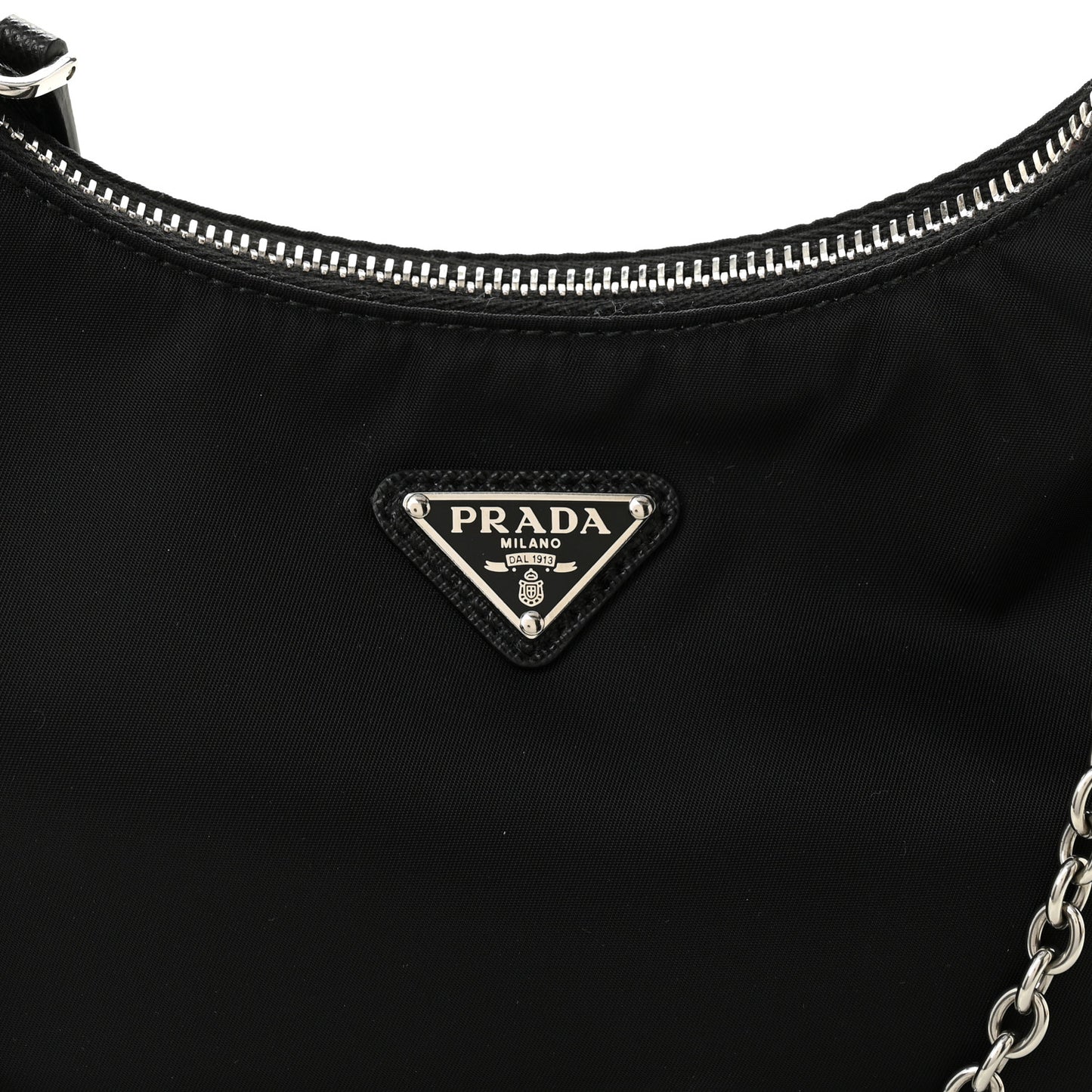 Re-Nylon Saffiano Re-Edition 2005 Shoulder Bag Black