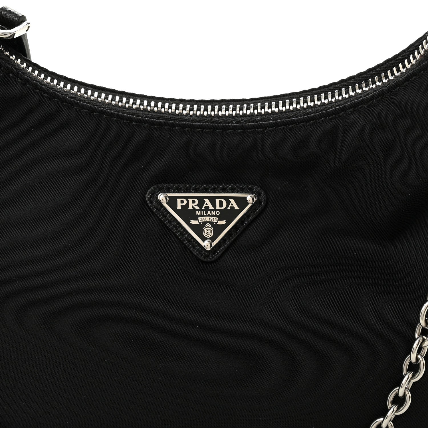 Prada Re-Nylon Saffiano Re-Edition 2005 Shoulder Bag Black 8 of 11