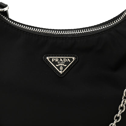 Prada Re-Nylon Saffiano Re-Edition 2005 Shoulder Bag Black 8 of 11
