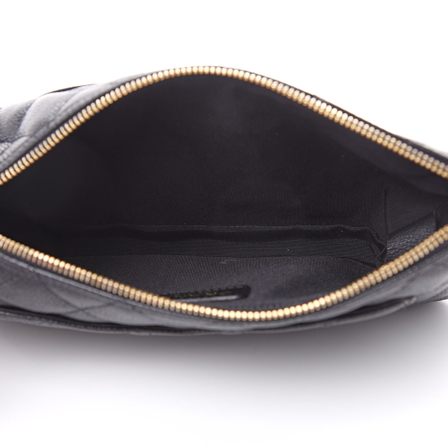 Caviar Quilted CC Shoulder Bag Black