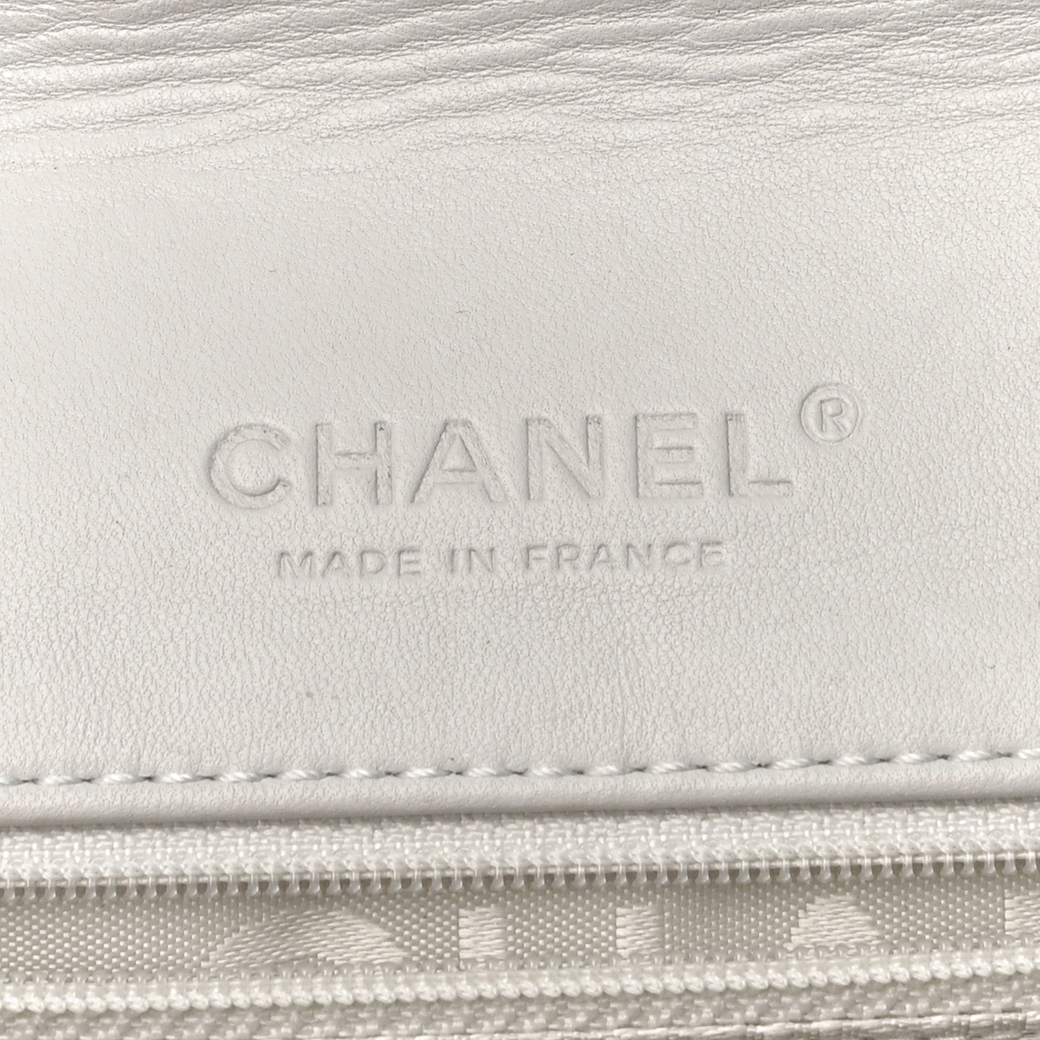 Chanel Lambskin Chocolate Bar 5 Chain Flap White 6 of 12