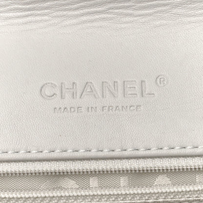 Chanel Lambskin Chocolate Bar 5 Chain Flap White 6 of 12