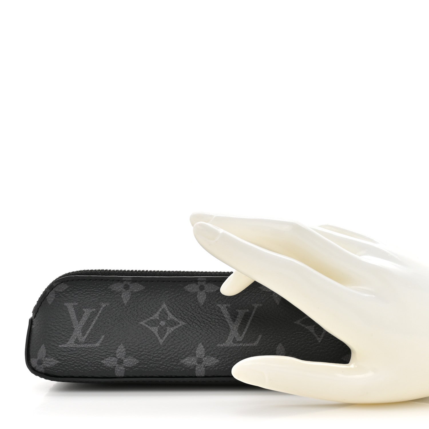 Louis Vuitton Monogram Eclipse Elizabeth Pencil Pouch Black 2 of 6