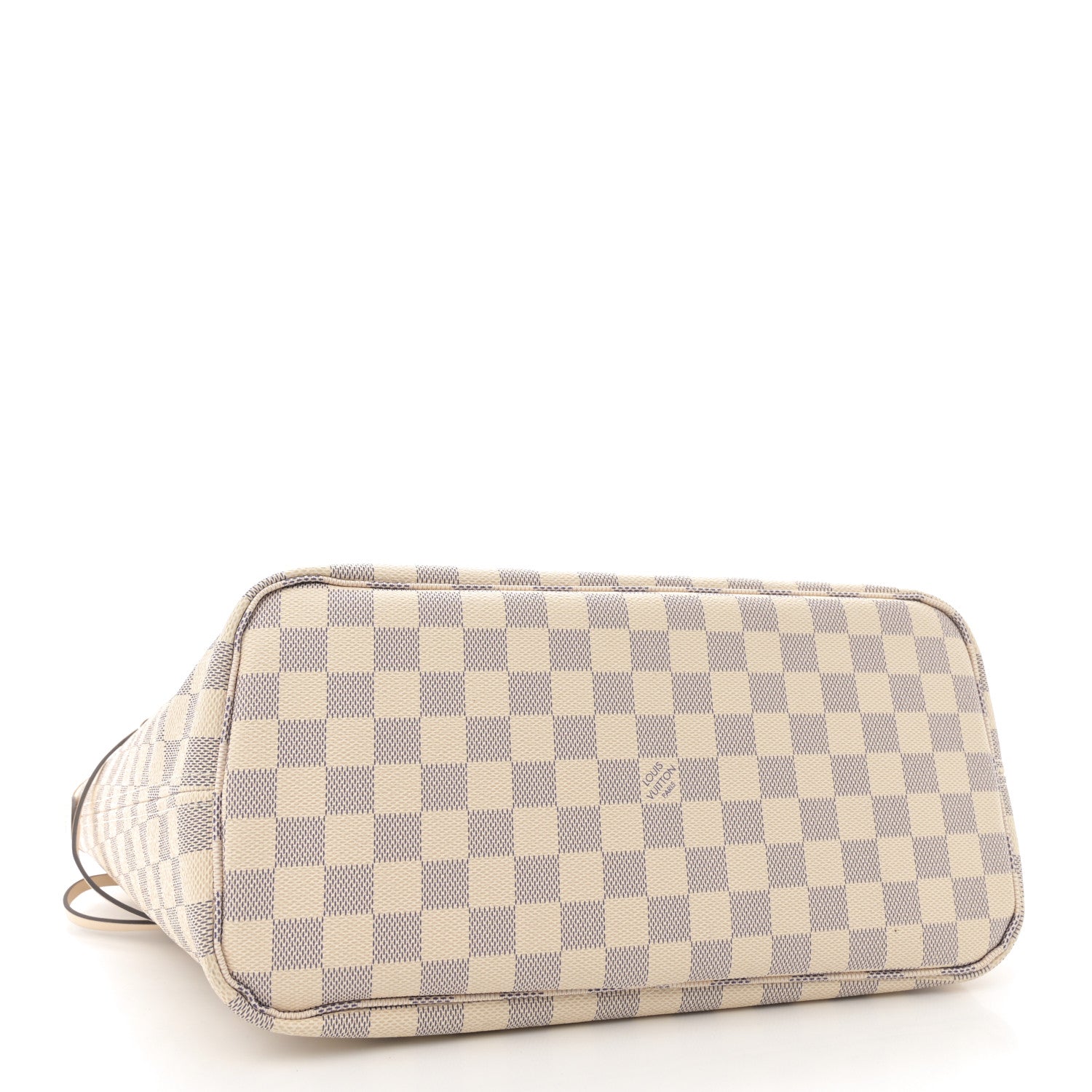 Louis Vuitton Damier Azur Braided Neverfull MM Pink 4 of 9