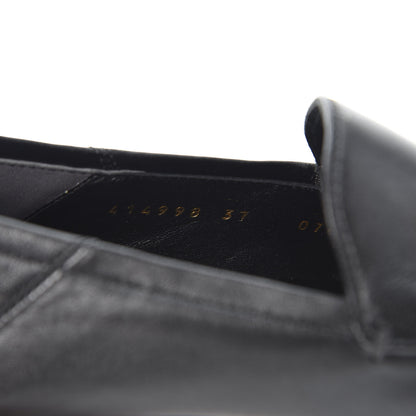 Gucci Lambskin Womens Brixton Horsebit Loafers 37 Black 9 of 11