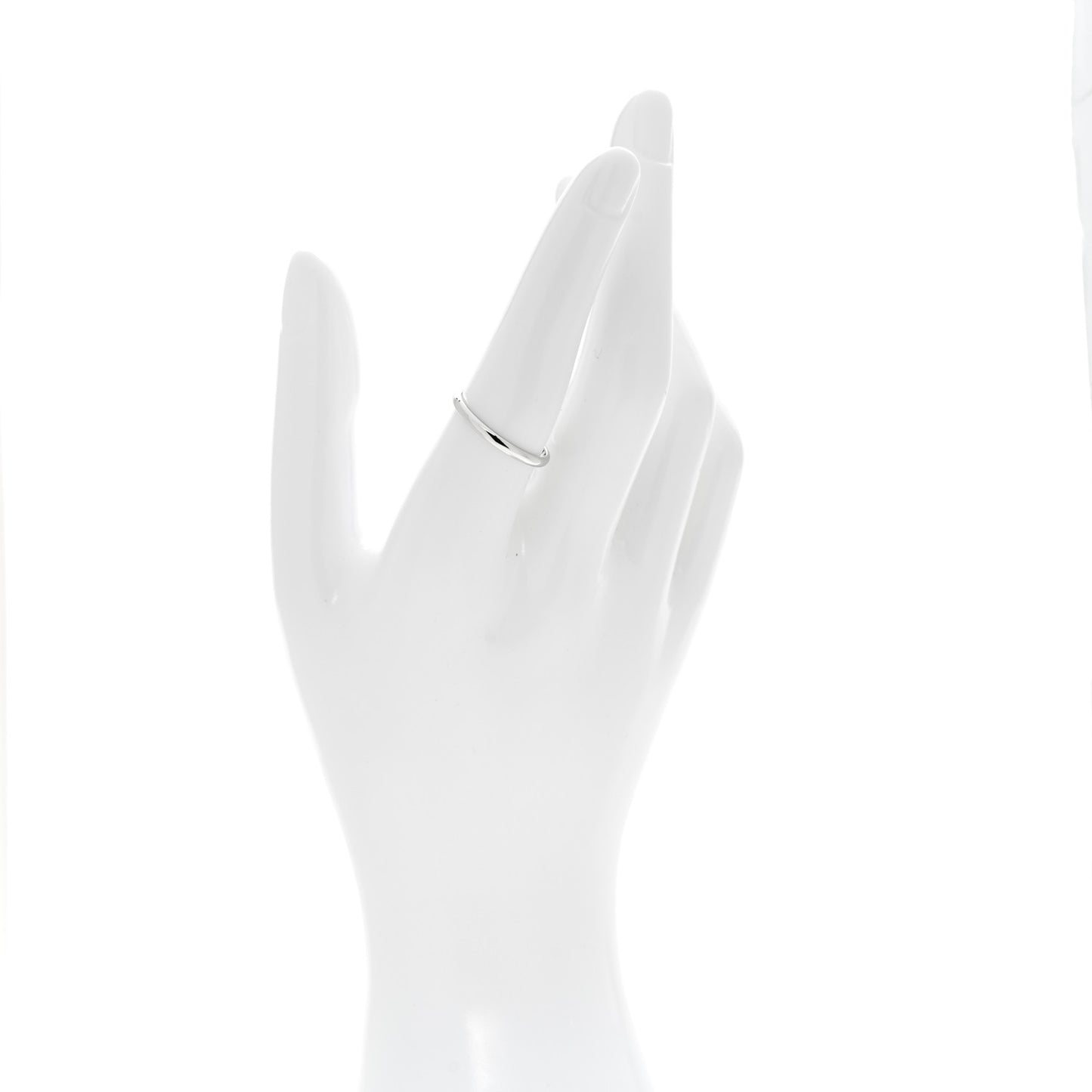 Platinum 2mm Forever Wedding Band Ring 56 7.75