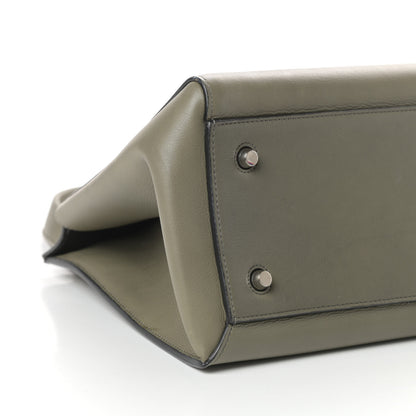Celine Calfskin Medium Edge Shoulder Bag Khaki 8 of 9