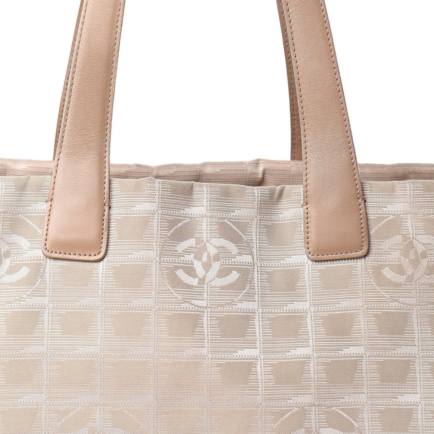 Nylon Medium Travel Tote Beige