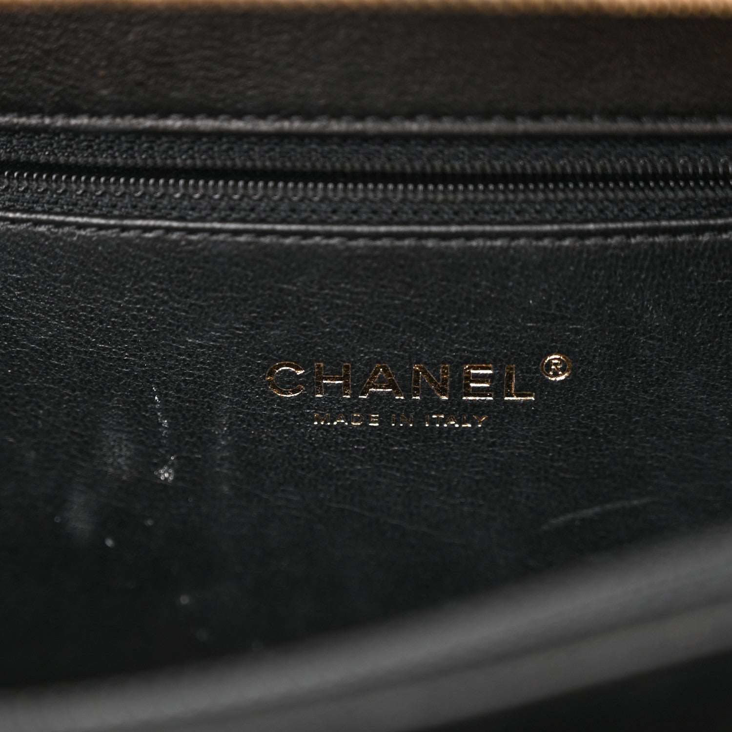 Chanel Caviar Quilted Medium CC Filigree Vanity Case Beige Black 6 of 14