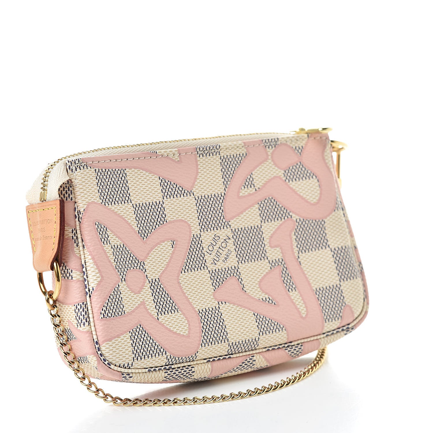 Louis Vuitton Damier Azur Tahitienne Mini Pochette Accessories 3 of 8