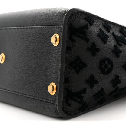 Louis Vuitton Calfskin Monogram Tufting On My Side Black 10 of 12