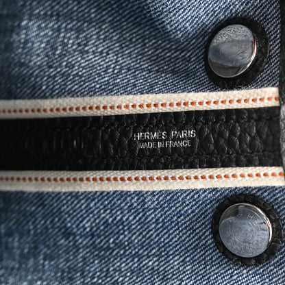 Hermes Denim Toile Negonda Neo Garden 23 Black 6 of 11