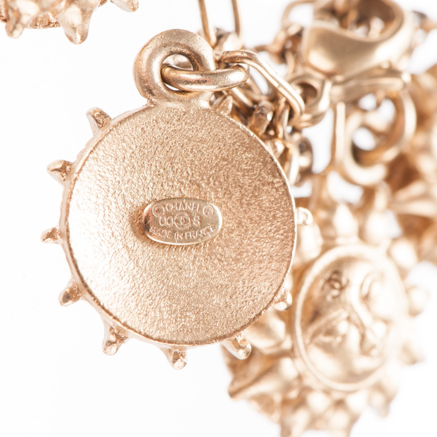 Chanel Sun Medallion Charm Bracelet Gold 3 of 4