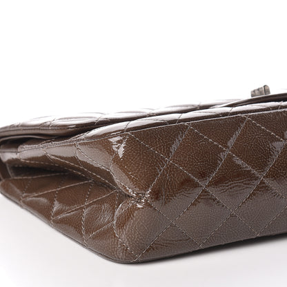 Chanel Crinkled Patent Quilted 2.55 Reissue 227 Flap Brown 9 of 13