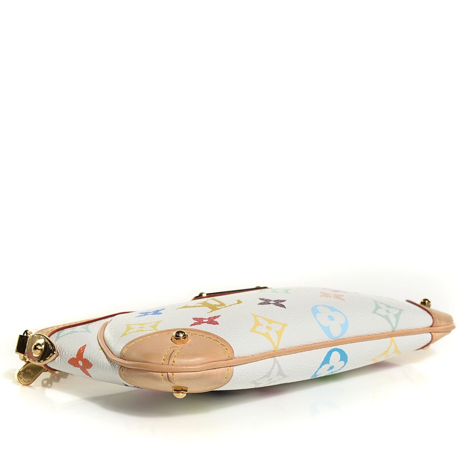 Louis Vuitton Monogram Multicolor Pochette Milla MM White 4 of 8