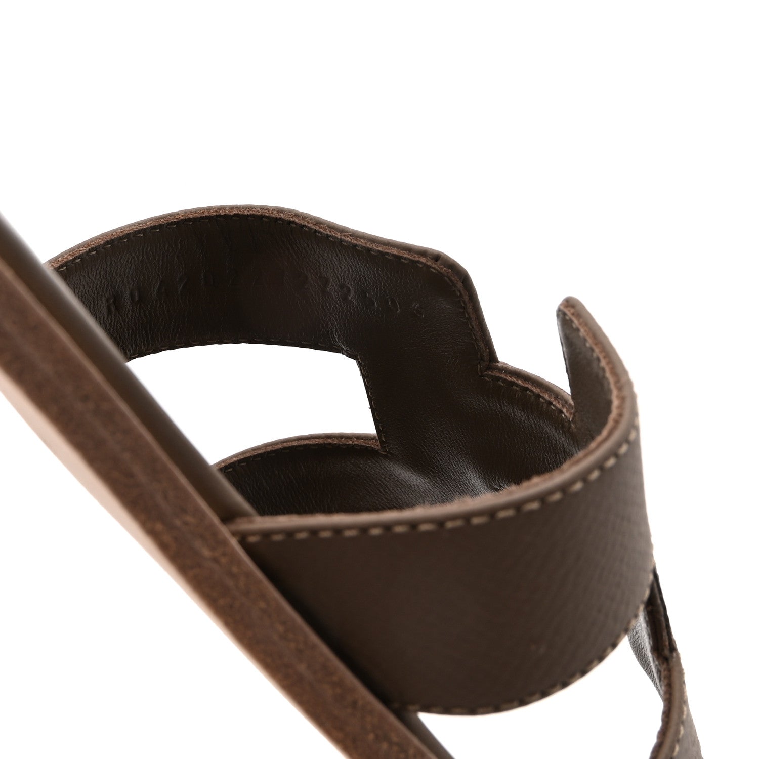 Hermes Epsom Oran Sandals 38.5 Etoupe 9 of 10