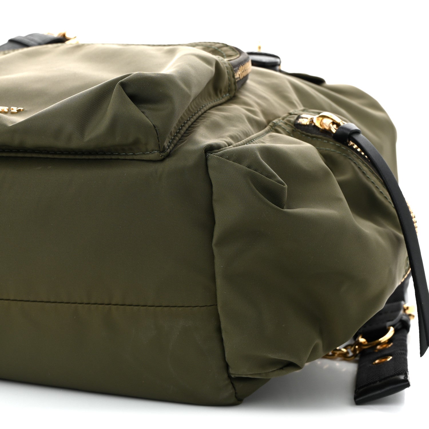 Burberry Nylon Large Rucksack Backpack  Canvas Green 10 of 10