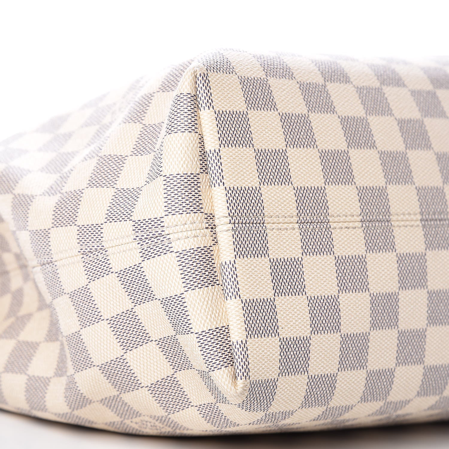 Louis Vuitton Damier Azur Graceful MM Rose Ballerine 10 of 13