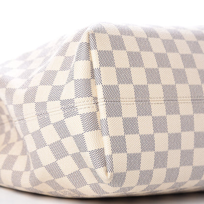 Louis Vuitton Damier Azur Graceful MM Rose Ballerine 10 of 13