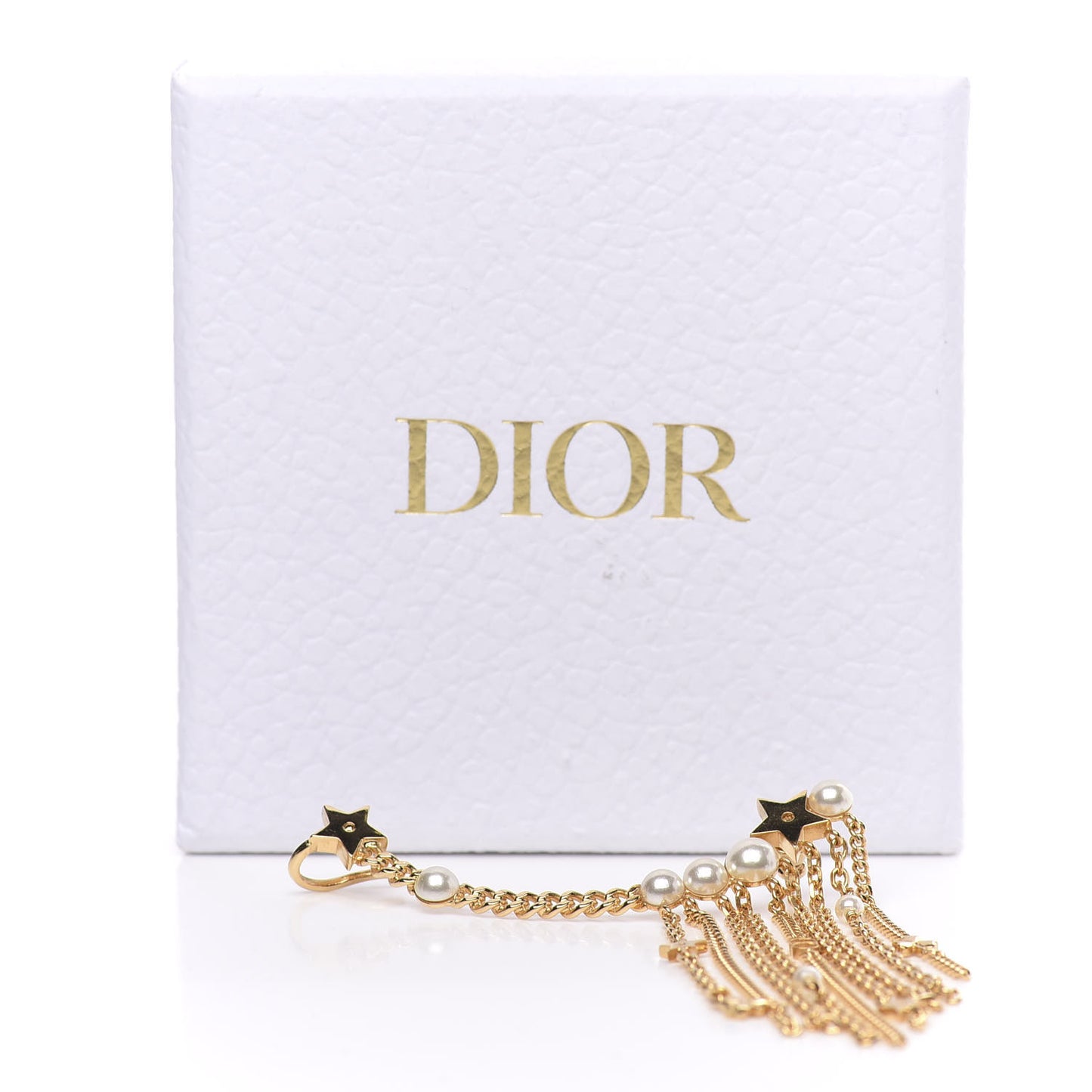 Pearl Danseuse Etoile Chain Dangle Earring Gold