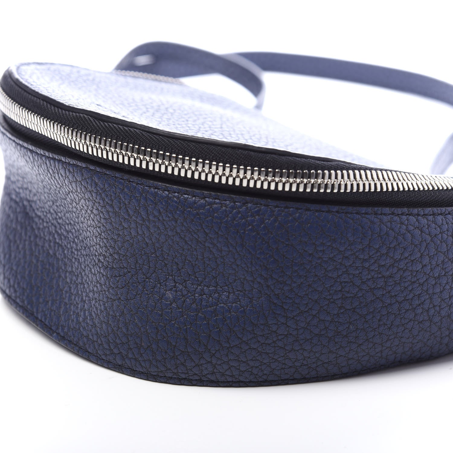 Burberry Grained Calfskin Small Zip Crossbody Bag Navy 9 of 9