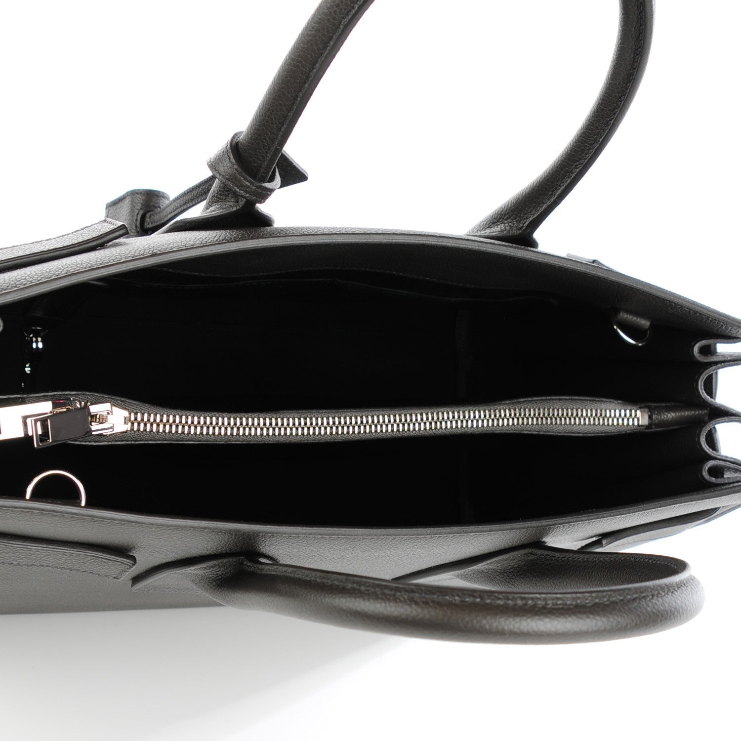 Saint Laurent Grained Calfskin Small Sac De Jour Anthracite 5 of 7