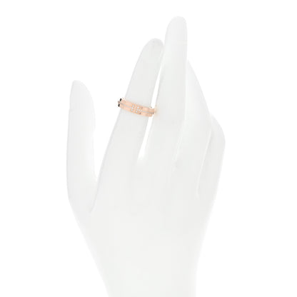 Tiffany 18K Rose Gold Diamond Narrow T Two Ring 48 4.5 2 of 6