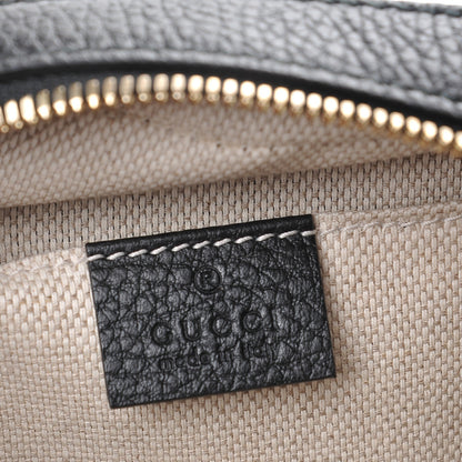 Gucci Dollar Calfskin Bi-Color Small Soho Disco Bag Mystic White Black 6 of 7