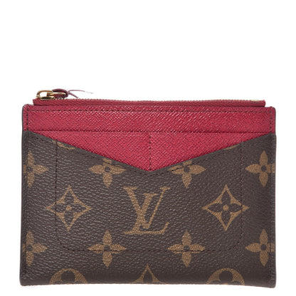 Louis Vuitton Monogram Zipped Card Holder Fuchsia 1 of 6