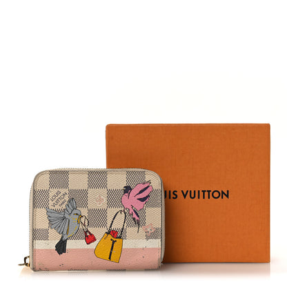 Louis Vuitton Damier Azur 2018 Christmas Animation Zippy Coin Purse 10 of 10