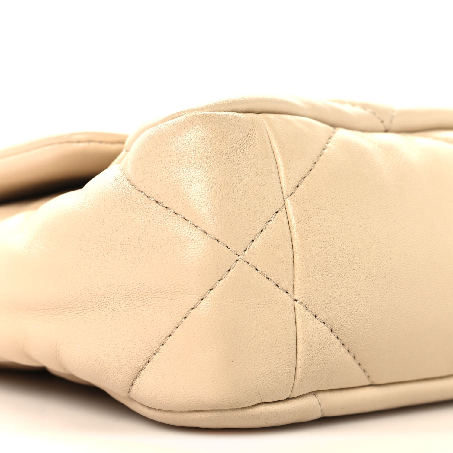 Chanel Lambskin Quilted Medium Chanel 19 Flap Beige 9 of 10