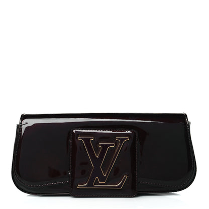 Louis Vuitton Patent Sobe Clutch Amarante 1 of 10