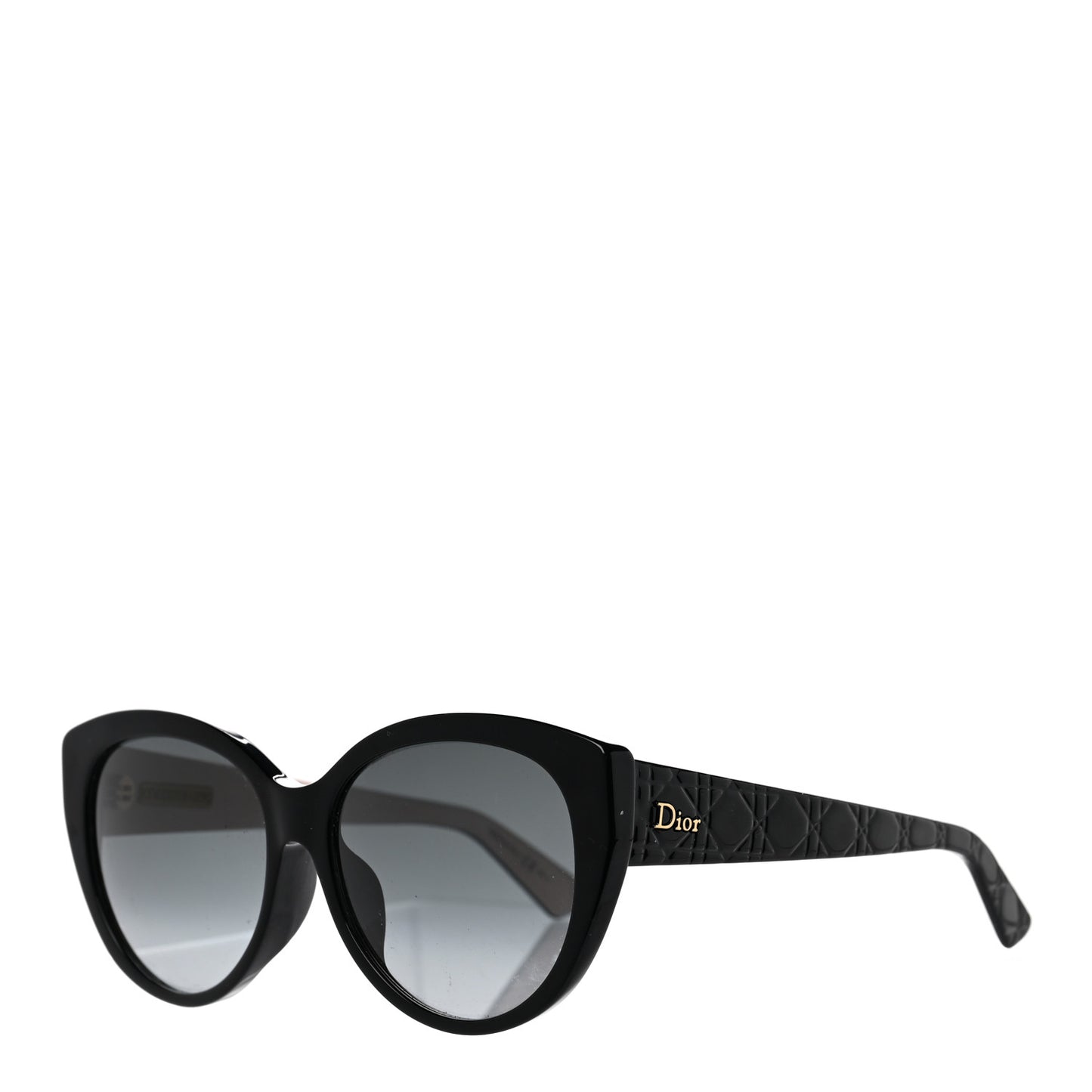 Cannage Dior Lady 1 Sunglasses Black