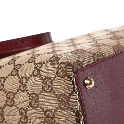 Gucci Monogram Small Eclipse Tote Red 11 of 12