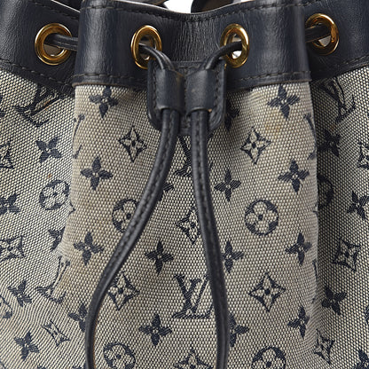 Louis Vuitton Mini Monogram Noelie Blue 25 of 28