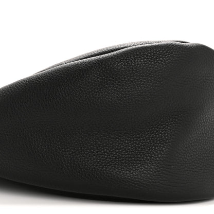 The Row Grained Calfskin Large Slouchy Banana Bag Black 9 of 10
