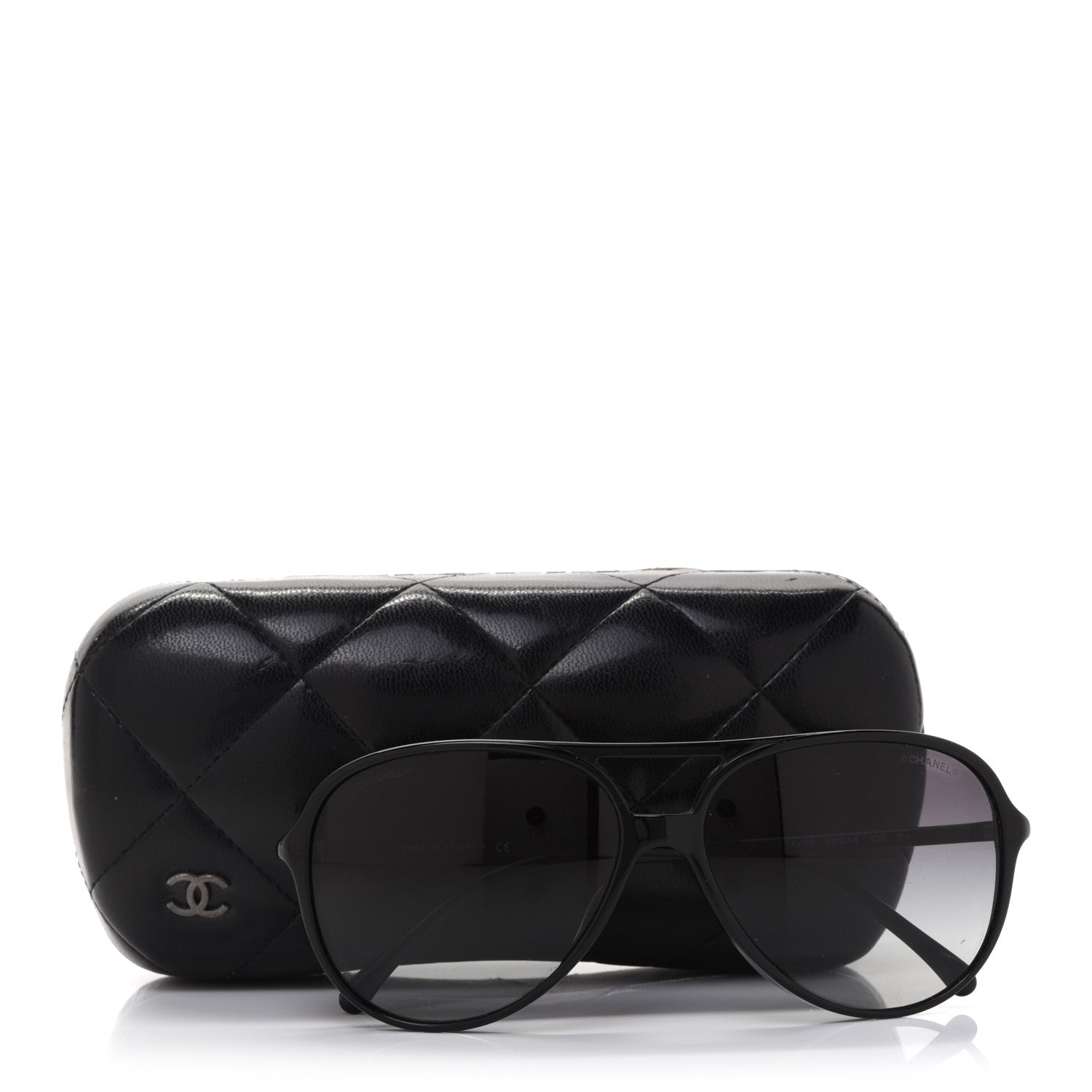 Chanel Aviator Sunglasses 5287 Black 9 of 9