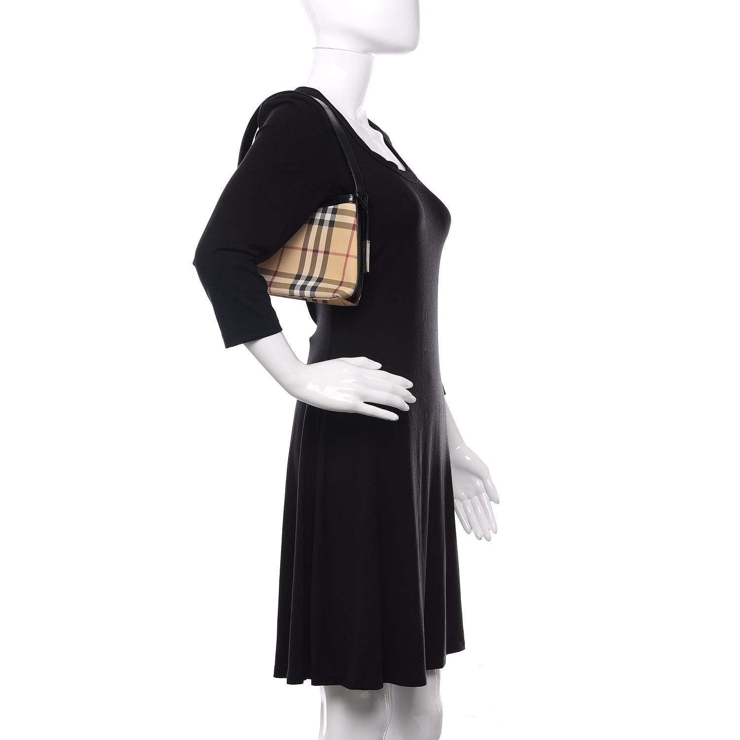Burberry House Check Shoulder Bag Black 2 of 12