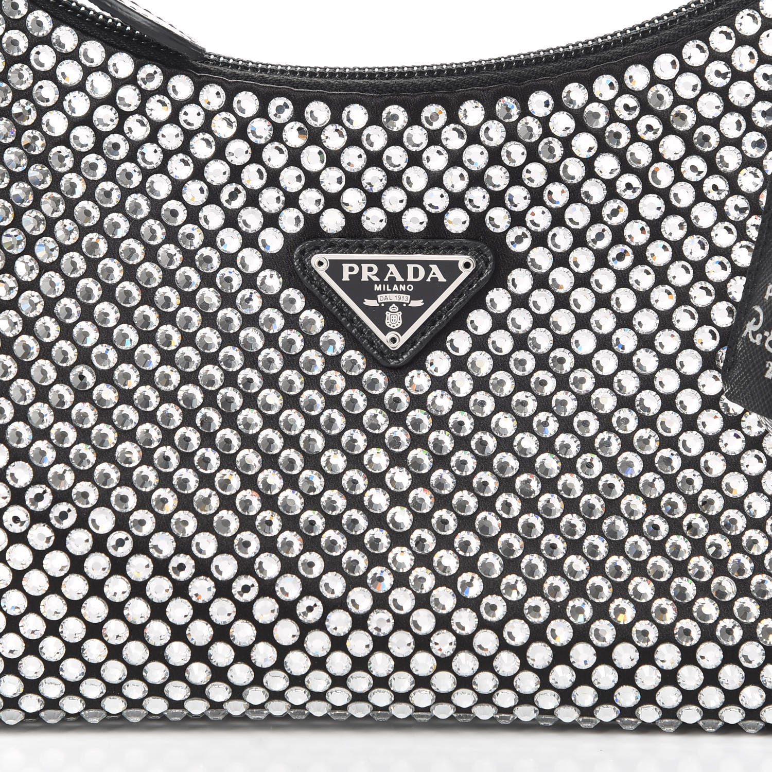 Prada Satin Crystal Mini Re-Edition 2000 Bag Cristal 8 of 11