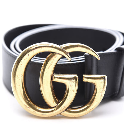 Gucci Calfskin Double G 40mm Belt 85 34 Black 6 of 7