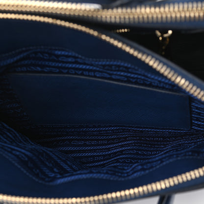 Prada Saffiano Cuir Open Promenade Tote Bluette 7 of 12